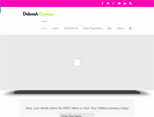 Tablet Screenshot of deborahcooney.com